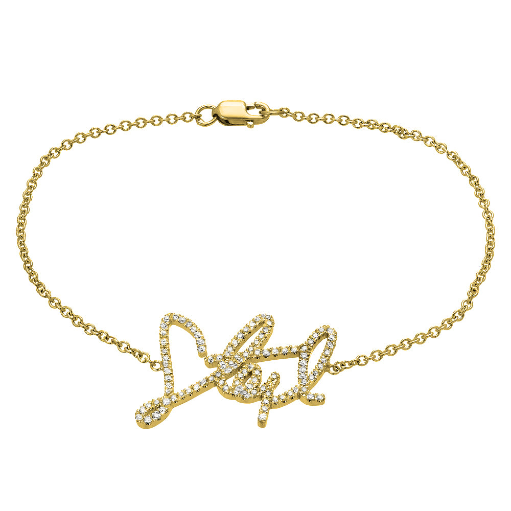 Signature bracelet hotsell