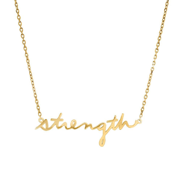 SINCERELY x Winter Stone "Strength" Necklace