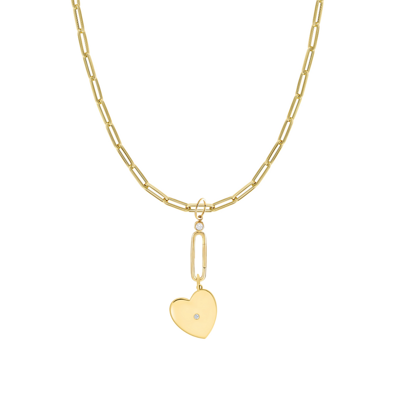 Gold Heart Charm Connector – Sincerely