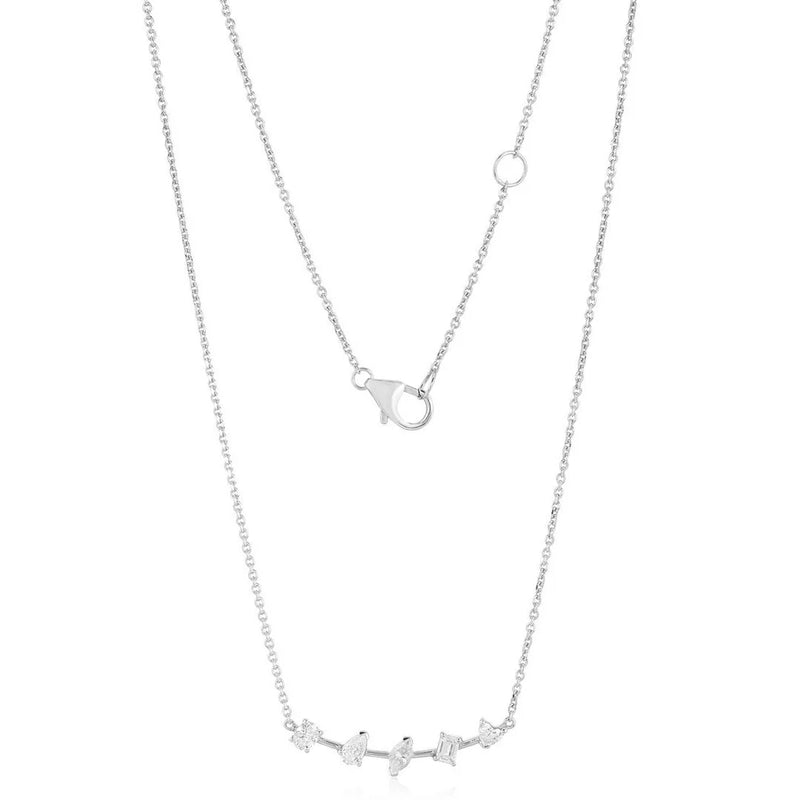 Multi Shape Diamond Necklace