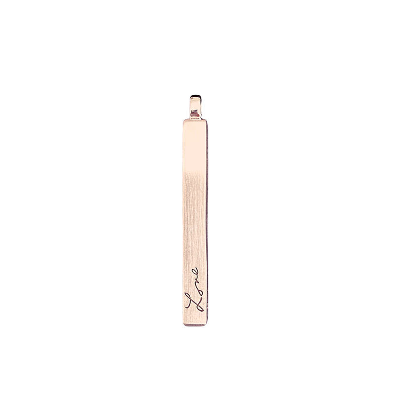 Engravable Bar Charm