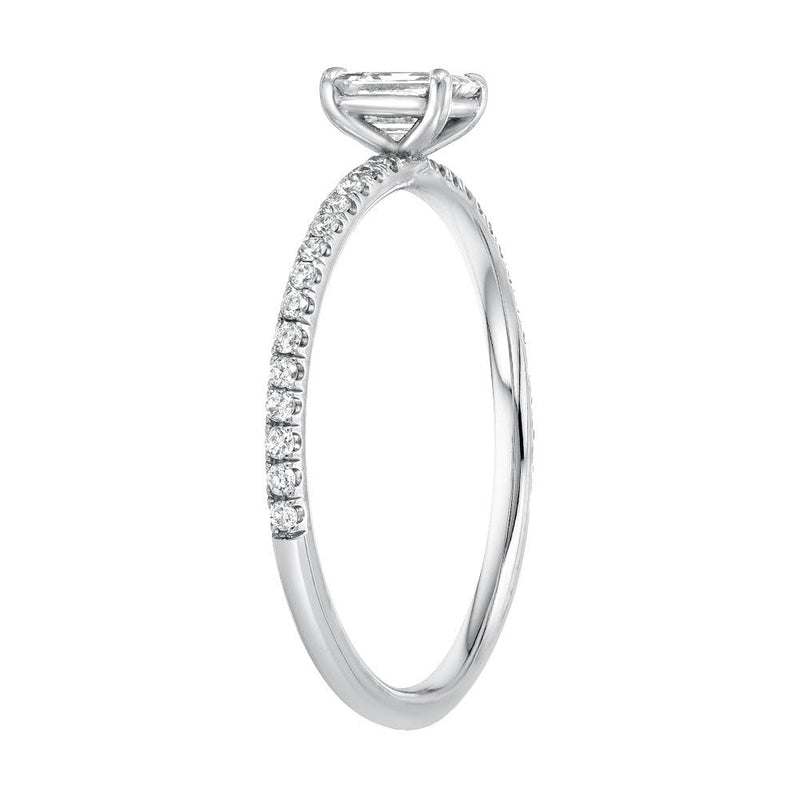 7- Petit Pave Thick Stacking Ring - Phina Shop