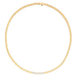 Octagon Gold Link Necklace