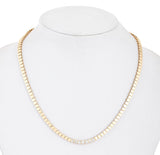 Octagon Gold Link Necklace