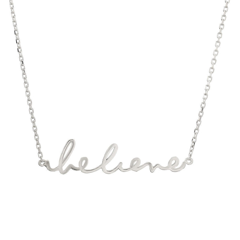 SINCERELY x Winter Stone "Believe" Necklace
