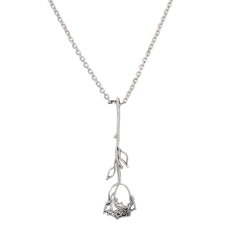 SINCERELY x Winter Stone Upside Down Rose Necklace
