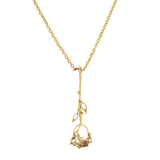 SINCERELY x Winter Stone Upside Down Rose Necklace